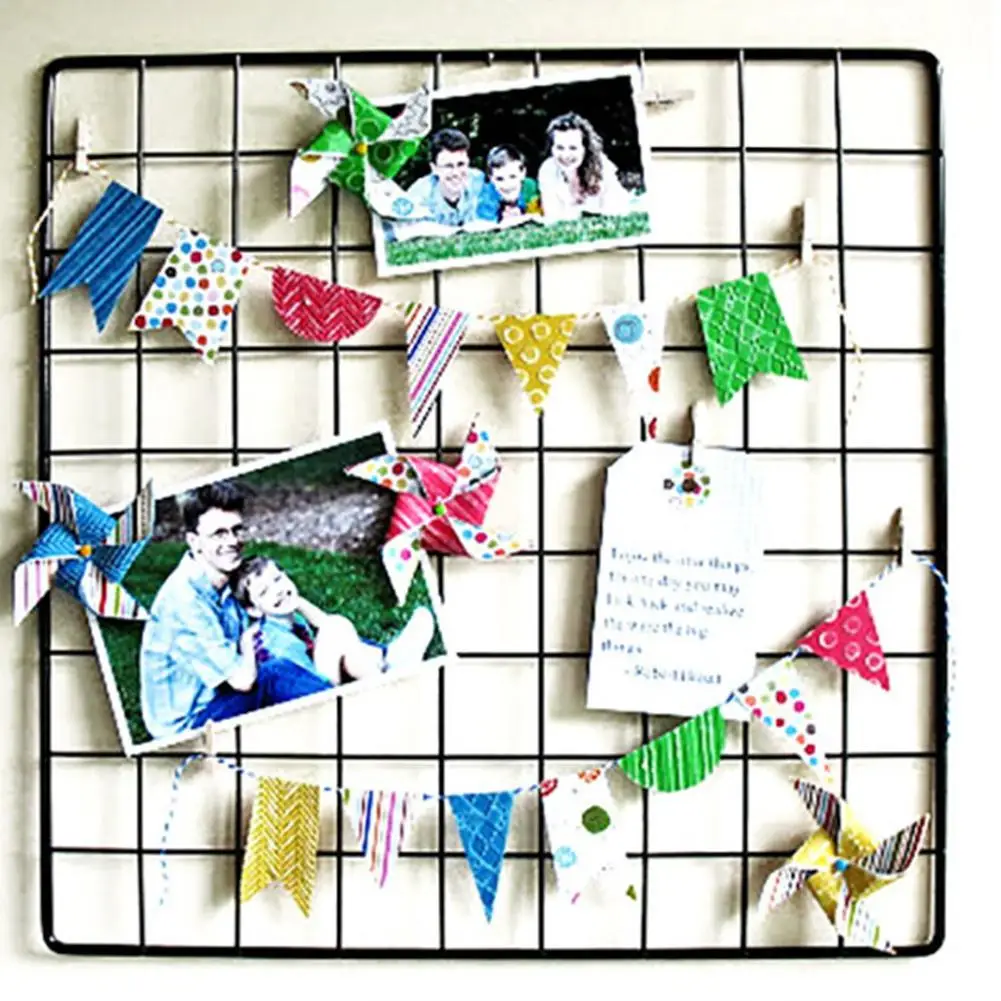 Многофункциональная железная рамка сетчатая панель декор для фото настенный