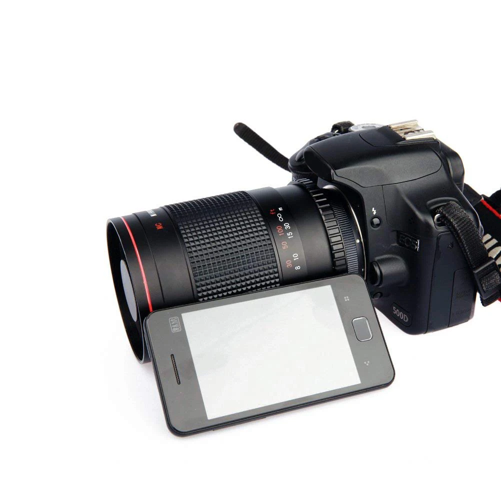 Lightdow 500 мм F/8 зеркало телефото объектив с фиксированным фокусным расстоянием для