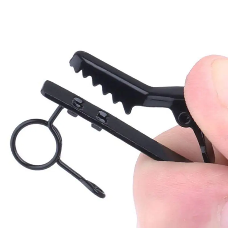 5 Pcs Ring Mini 7.5 mm Microphone Clip Holder Tie Collar Practical (Black) Newest | Электроника