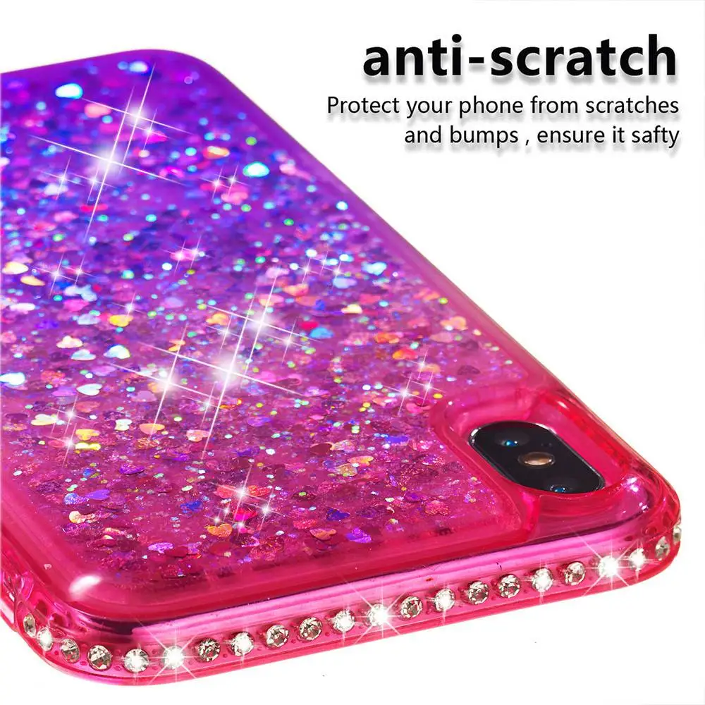 KISSCASE цветной блестящий чехол для iPhone 6 6S 7 8 Plus X градиентные цветные чехлы