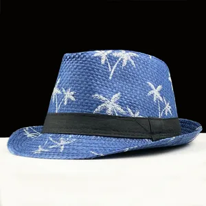 Straw Sun Hat For Men Summer Sweet Retro Kid Straw Hats Beach Panama Hat Chapeu Feminino Fedoras Boy in India