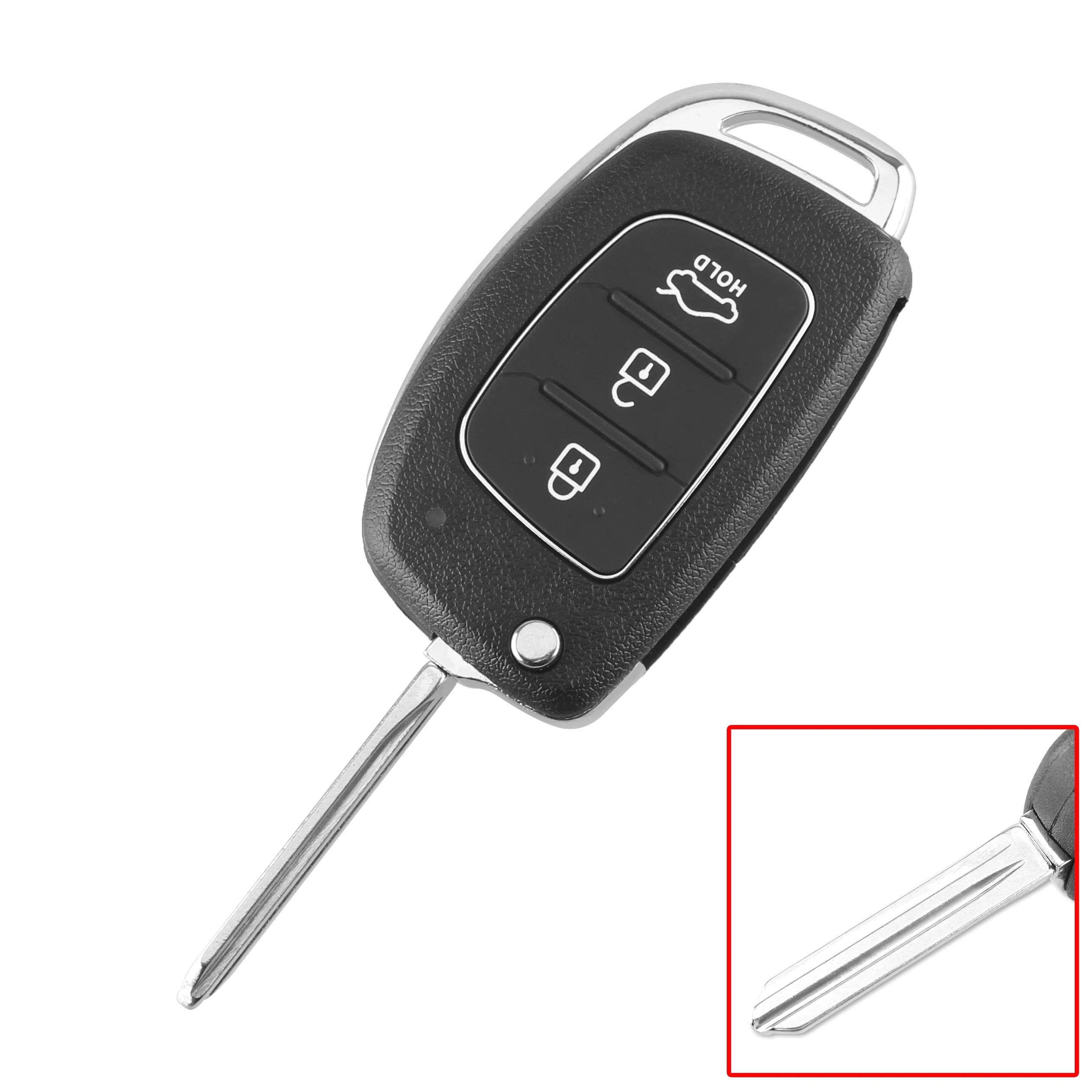 Dandkey HY15R/HY20/TOY40 откидная оболочка ключа дистанционного управления Fob для Hyundai Solaris