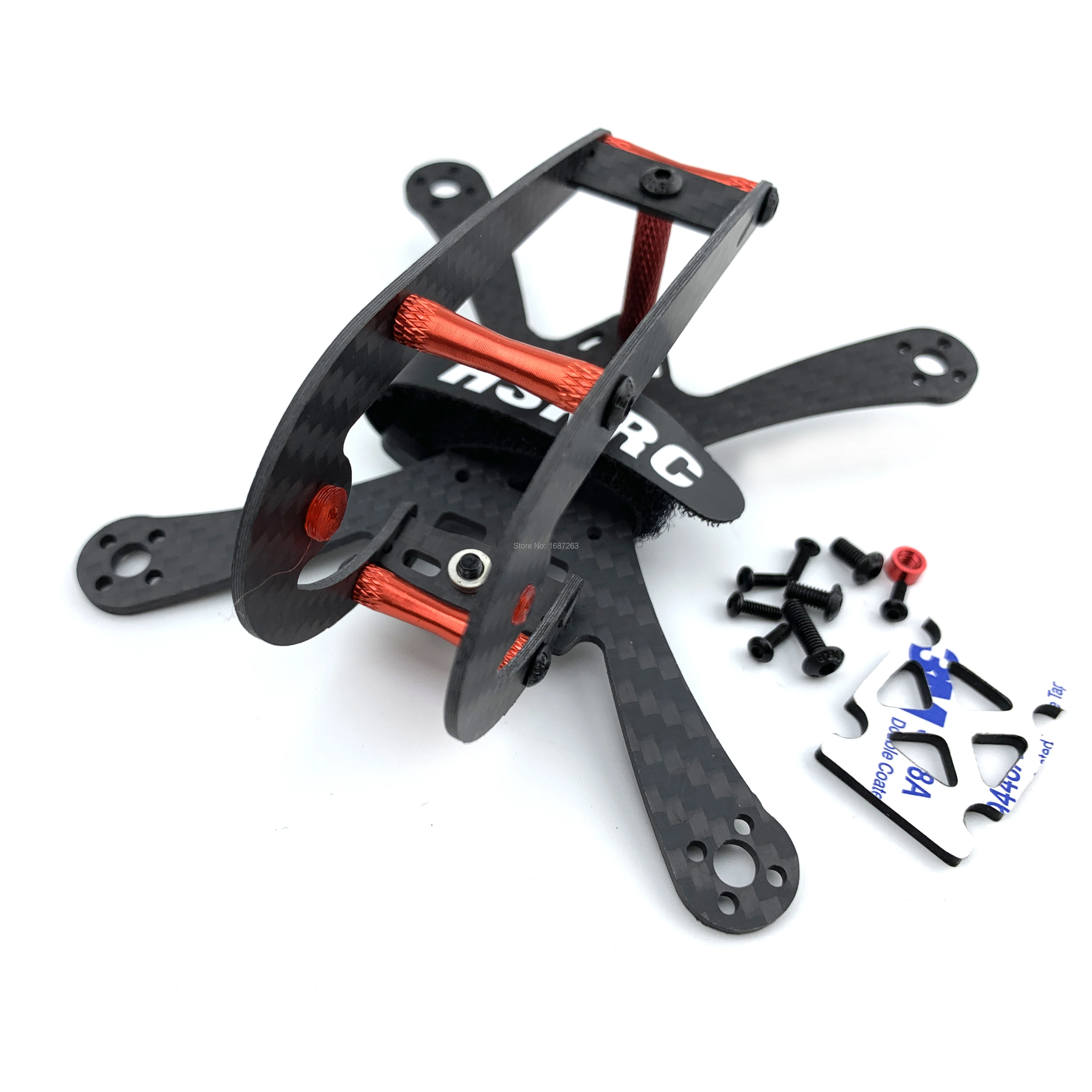 HSKRC 73 # Mini X118 118 мм/X150 150 мм углеродное волокно с 3 рукояткой FPV гоночный Квадрокоптер