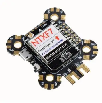 Контроллер полета NTXF7 F7 встроенный 25/100/200/400 МВт переключаемый AV передатчик 2 6S для