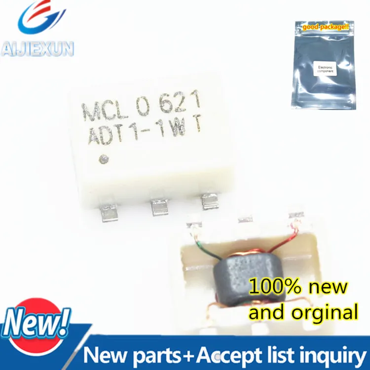 2 шт. 100% новый и оригинальный ADT1 1WT + SMD 6 радиочастотный трансформатор в