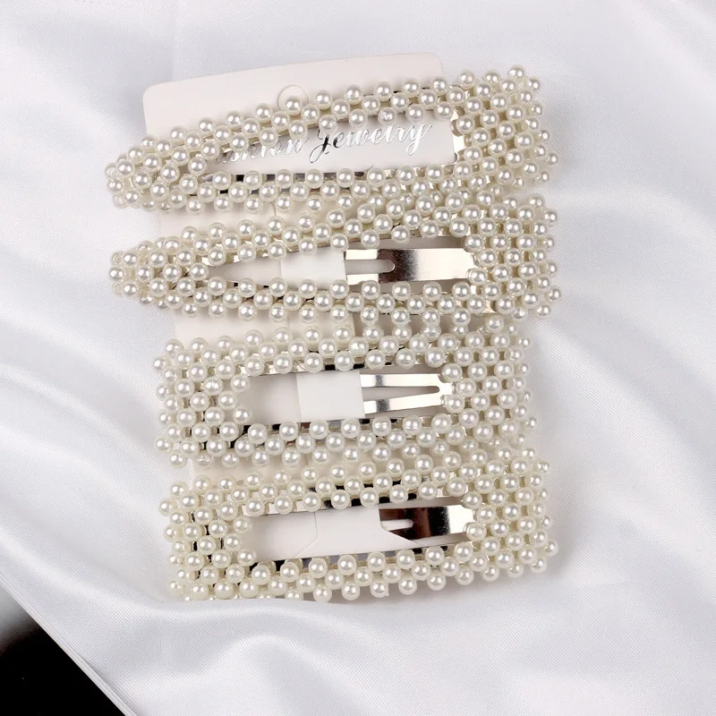 Hair Clips For Girls Metal Hairpins With Pearls Pins Jewelry Accessories CS311 |