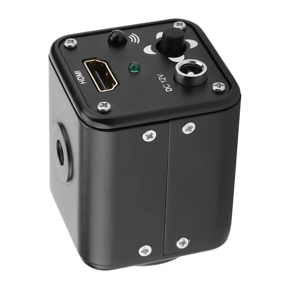 

1/3in 60F/S 1080P Industry Microscope Camera HDMI Output DC5-12V Professional Digital Video Camera Wireless Remote Control Black