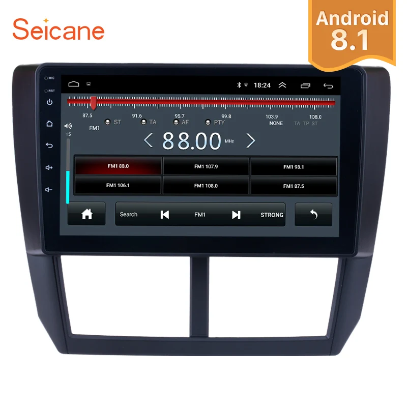 Автомагнитола Seicane 9 дюймов Android 8 1 для Subaru Forester 2008 2009 2010 2011 2012 сенсорный экран