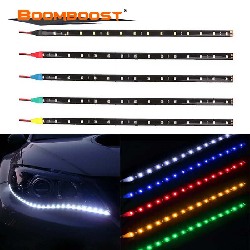 15SMD авто светодиодные ленты 30 см декоративный свет светодио дный автомобиля