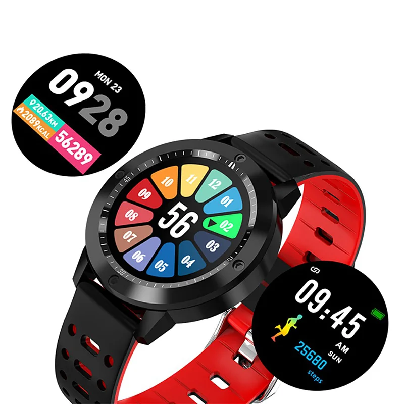 CF58 1 3 ''ips HD цветной экран Smartwatch для мужчин и женщин водонепроницаемый кровяное