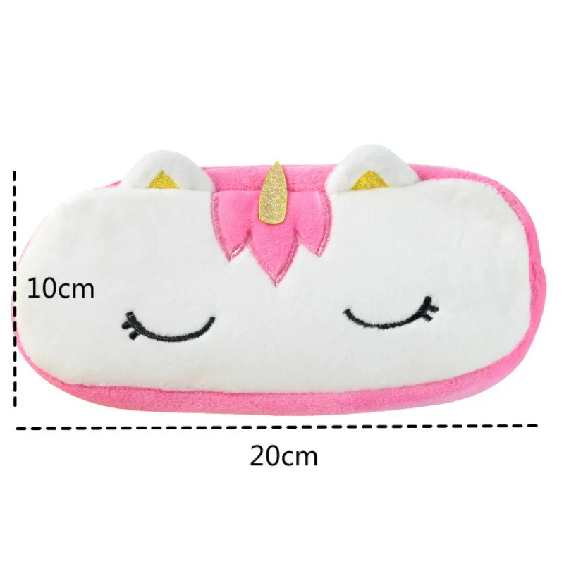 25Color animal Unicorn Plush Pencil Purse Girl's Gift Kawaii Keychain Coin Wallet Bag Horse BAG |