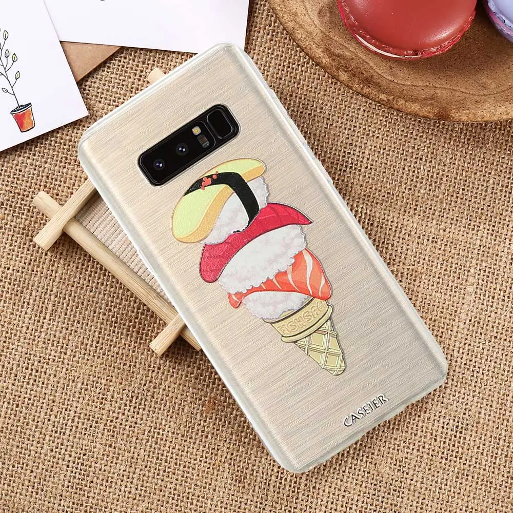 CASEIER чехол для телефона Samsung Galaxy S6 S7 Edge S8 Plus Note 8 мягкие ТПУ супер тонкие красивые