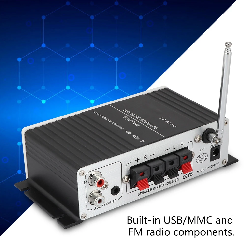 Абсолютно Новый SOONHUA Bluetooth динамик цифровой аудио USB усилитель мощности динамика