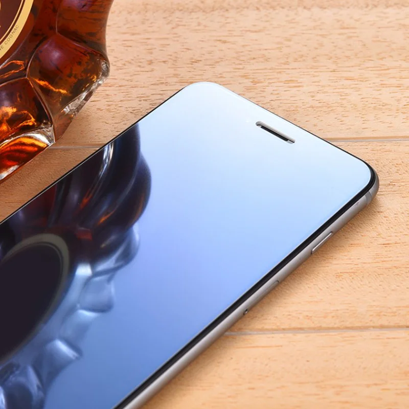 Полное покрытие зеркального экрана протектор для iPhone XS X XR Max защитное закаленное