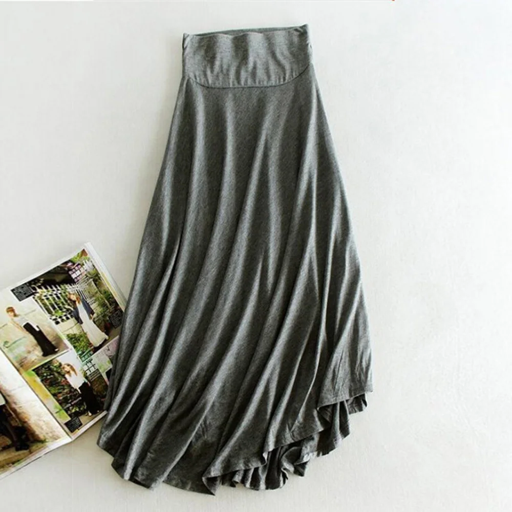 Женская эластичная талия плотная плиссированная юбка винтажная трапециевидная