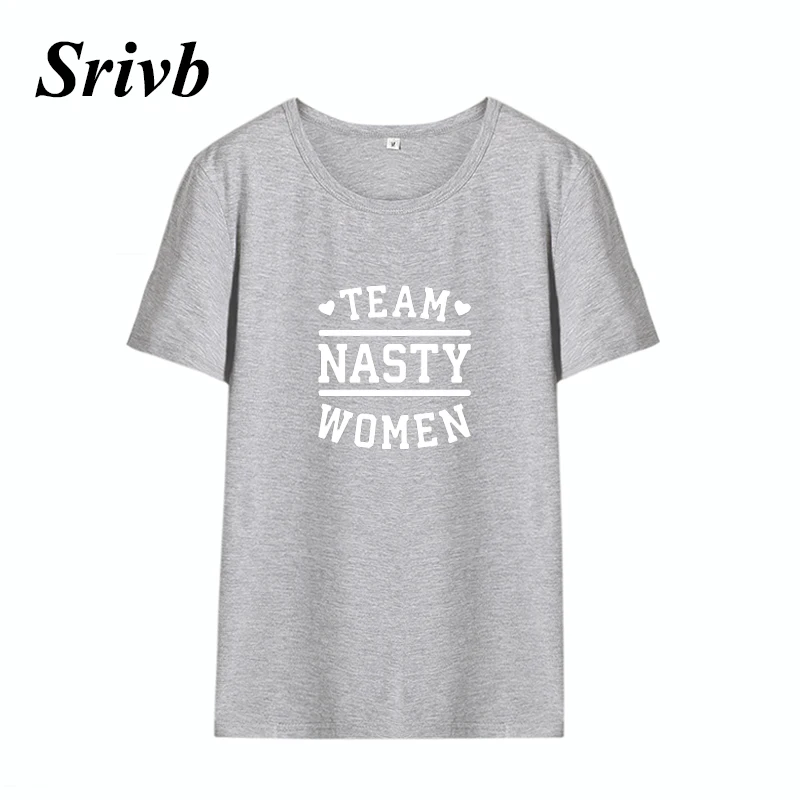 Женская футболка с коротким рукавом Srivb Team Nasty Camiseta Mujer Повседневная Уличная