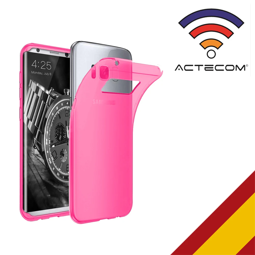 ACTECOM FUNDA GEL Termoplastic для SAMSUNG S8 EDGE + ROSA ULTRA SLIM|Корпусы и рамки мобильных телефонов| |