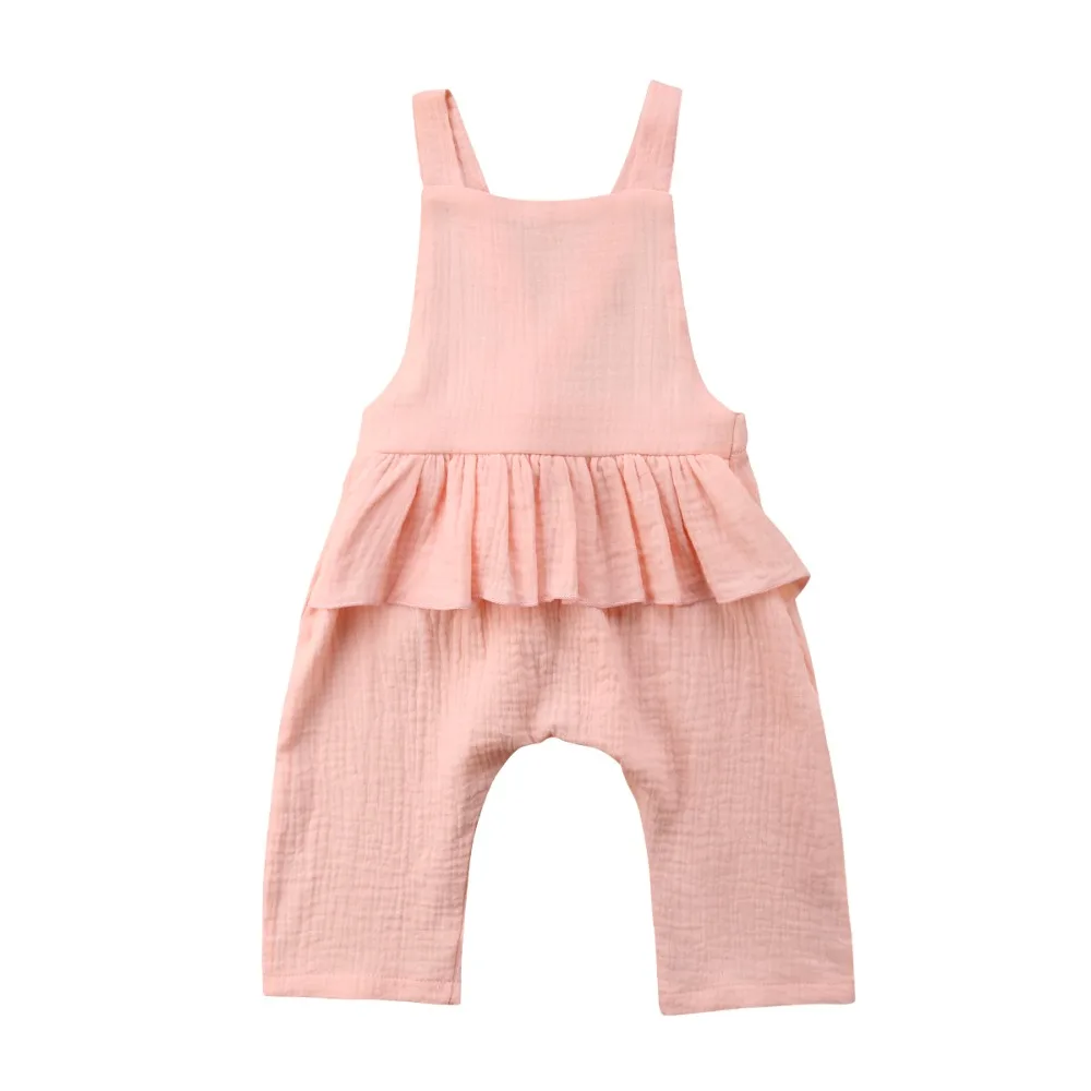 

Baby Romper Newborn Baby Girls Summer Ruffle Romper Jumpsuit Playsuit Clothes Outfit 0-3Y
