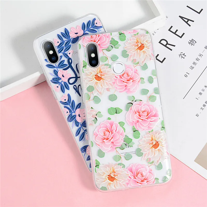 Lovebay лимонные цветы фруктов с рисунком Письмо Мягкий силиконовый чехол для Xiaomi