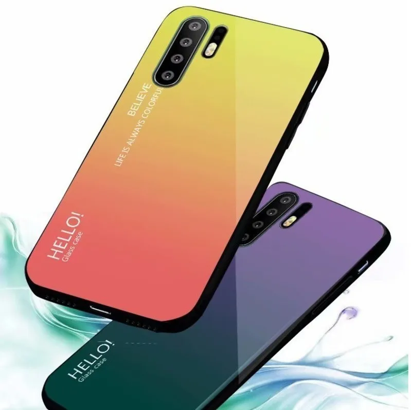 Чехол для телефона CHYI Huawei P20 Lite P30 Pro роскошные Мобильные аксессуары стеклянный
