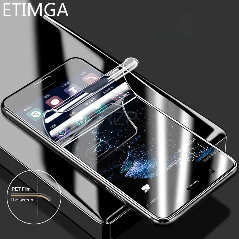 8D изогнутая защитная пленка на весь экран для iPhone X 7 8 Plus 10 Защитная мягкая (не