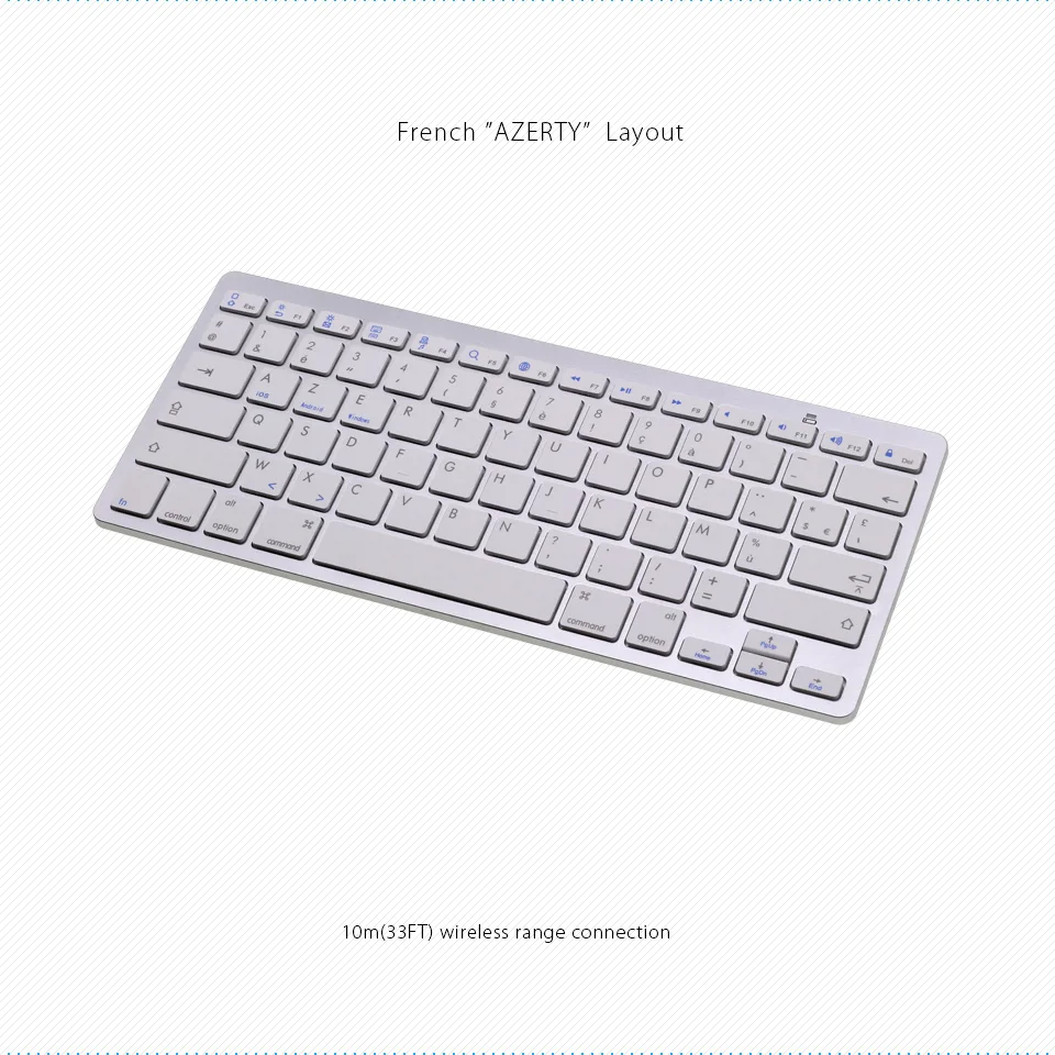 Мини клавиатура AZERTY для Apple iPad Pro Air планшетов с Bluetooth беспроводная ноутбука Macbook