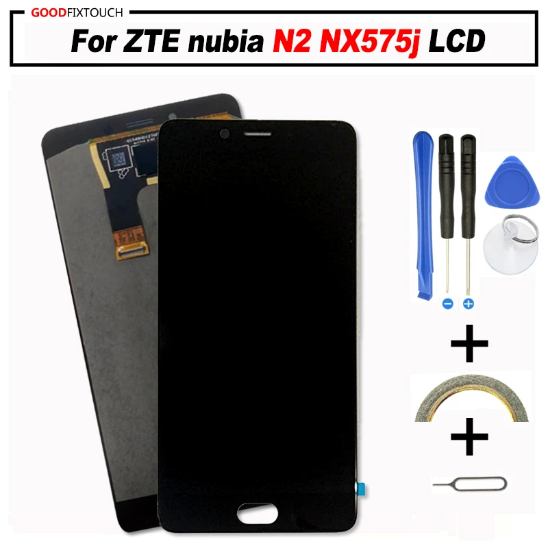 Для ZTE nubia N2 NX575j ЖК дисплей + сенсорный экран дигитайзер в сборе с бесплатными
