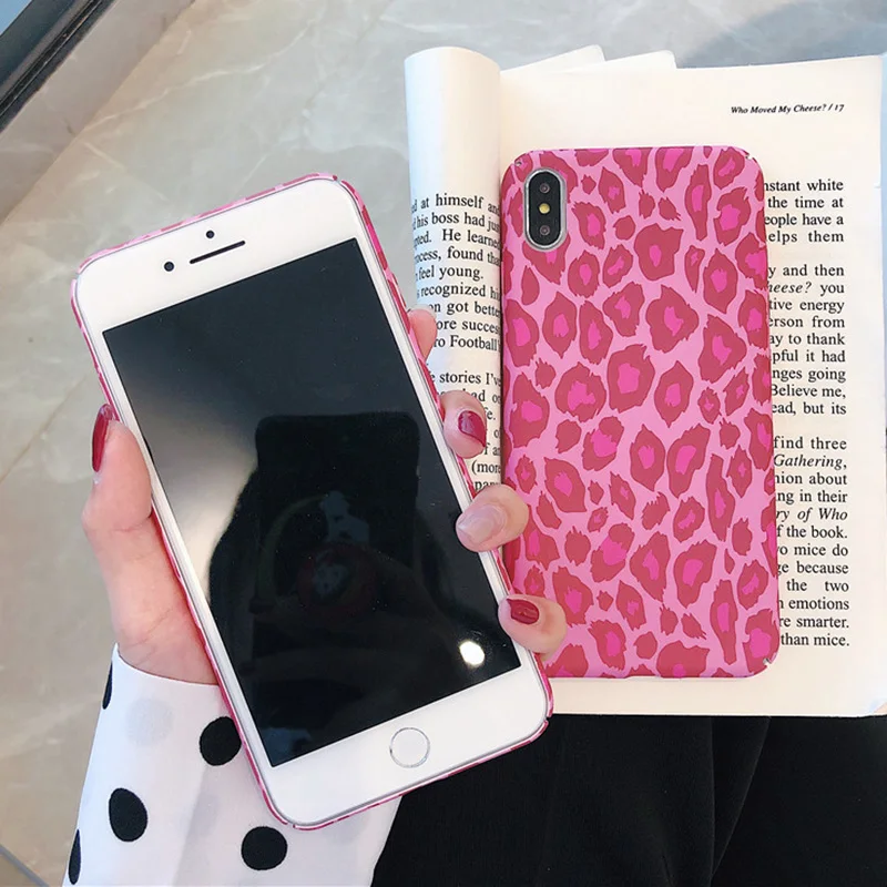 JONSNOW все включено чехол для телефона iPhone 7 8 Plus 6S 6 XS XR Max леопардовый узор PC жесткий