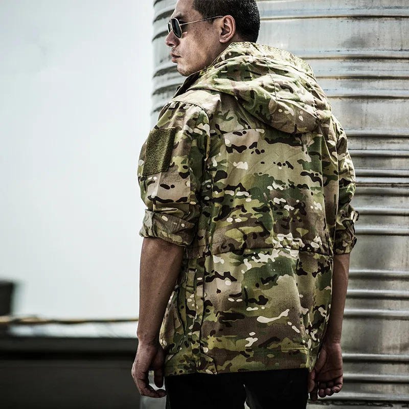 Ветровка M65 Мужская камуфляжная уличная куртка в стиле милитари для скалолазания