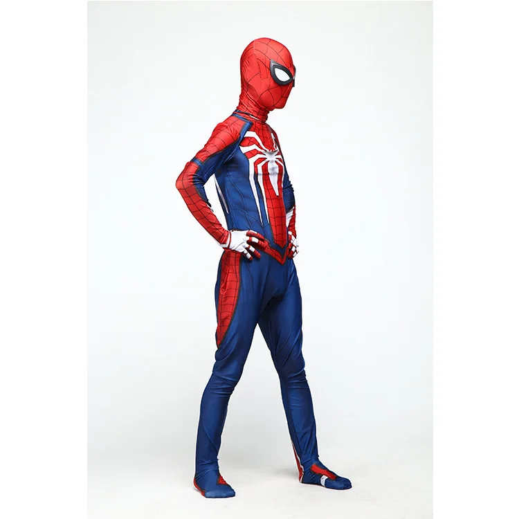 Хэллоуин Ps4 Insomniac Человек паук костюм 3D принт спандекс игры Spidey косплей костюмы