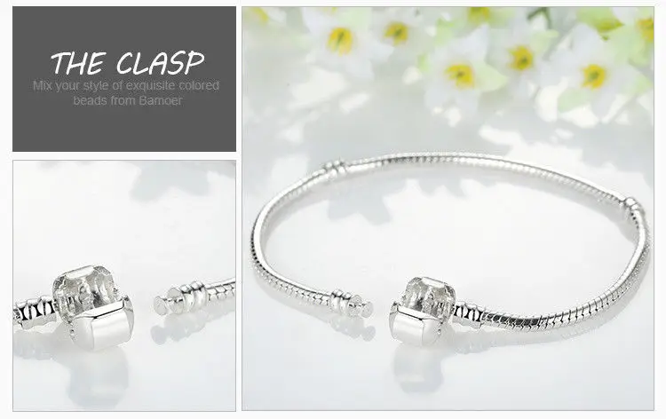 New Luxury Snake Chain Charm Bracelet Bead Barell Clasp Jewelry Female Personality Bangle Note Fade | Украшения и аксессуары