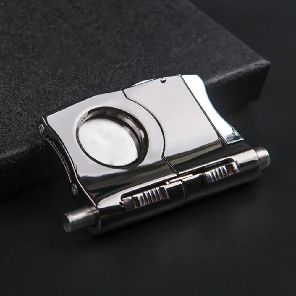 Нержавеющая сталь сигары резак Multi function Прочный портативный аксессуары с двойной