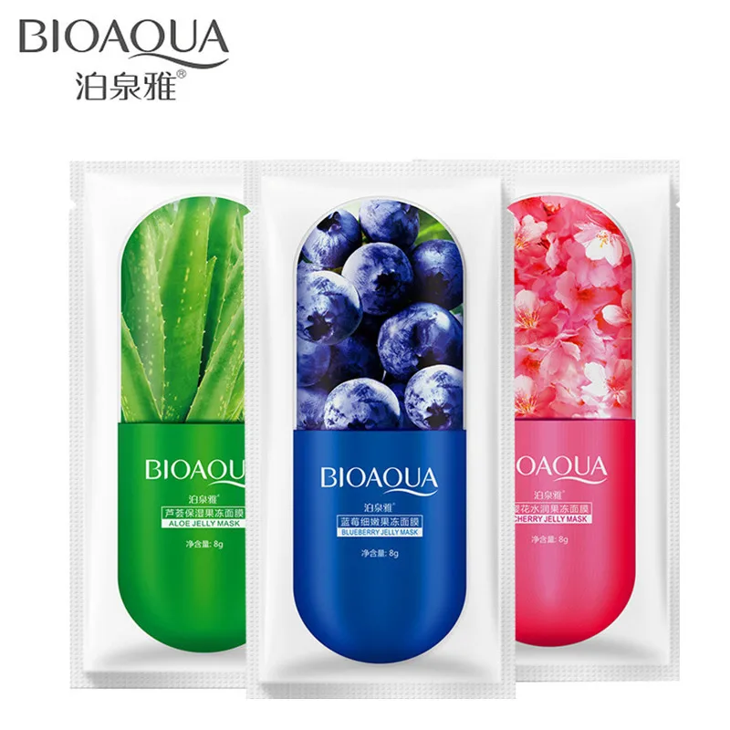 BIOAQUA treatment mask Plant jelly face whitening skin care acne remove blackhead facial sleep cleansing moisturizer | Красота и