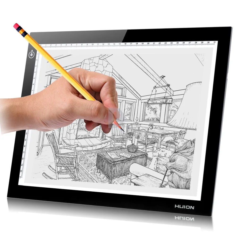 Световой короб Huion 8 27 ''x 12 2'' A4 профессиональная ультратонкая доска для