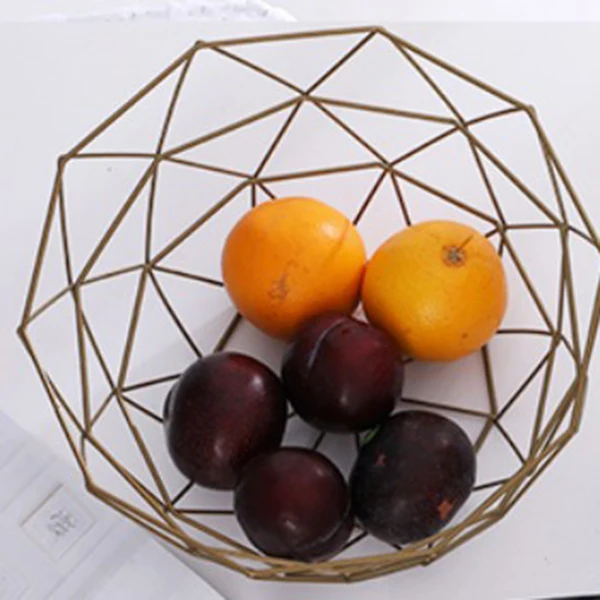 Promotion! Chic Metal Table Storage Basket Modern Minimalist Scandinavian Nordic Hollow Desk Organizer Decor | Дом и сад
