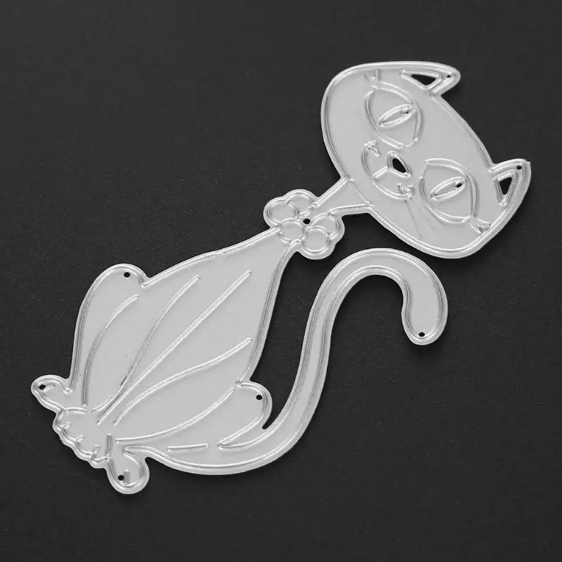 Новинка 2018 тиснение DIY милое животное кошка скрапбукинг штампы металлические