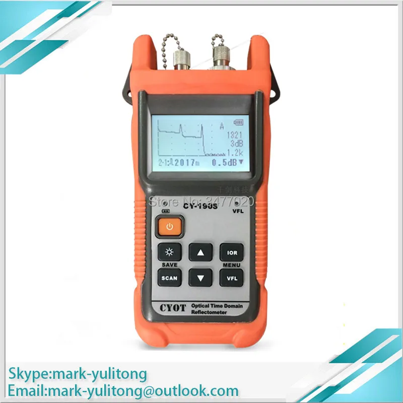 Новый эффективный и быстрый волоконный Мини OTDR CY190S визуальный локатор