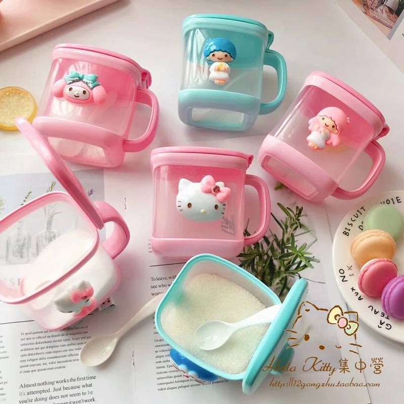 Hello Kitty кухонные аксессуары контейнеры коробка для вкуса герметичные пластиковые