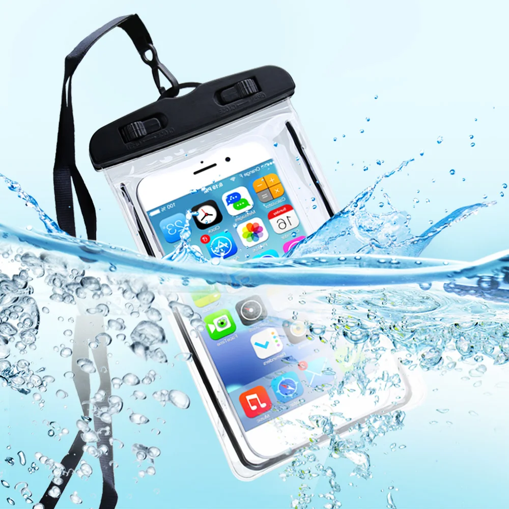 Спортивная водонепроницаемая сумка KISSCASE для iphone 7 8 6 6s Plus чехол фото подводного