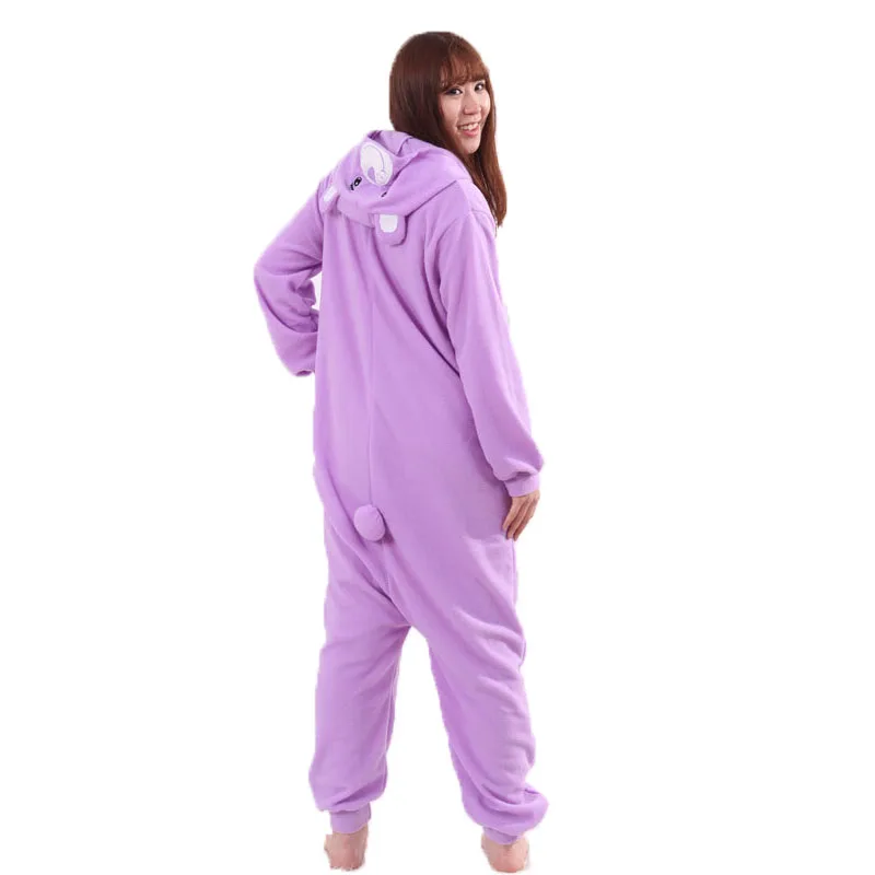 Зимний синий Monester Animal Onesie Женские Фланелевые комбинезоны Kigurumi onesies для взрослых