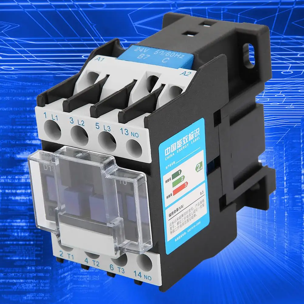 CJX2 1810 рейку контактор промышленный электрический 24V AC/36V AC/48V AC/110V AC/380V