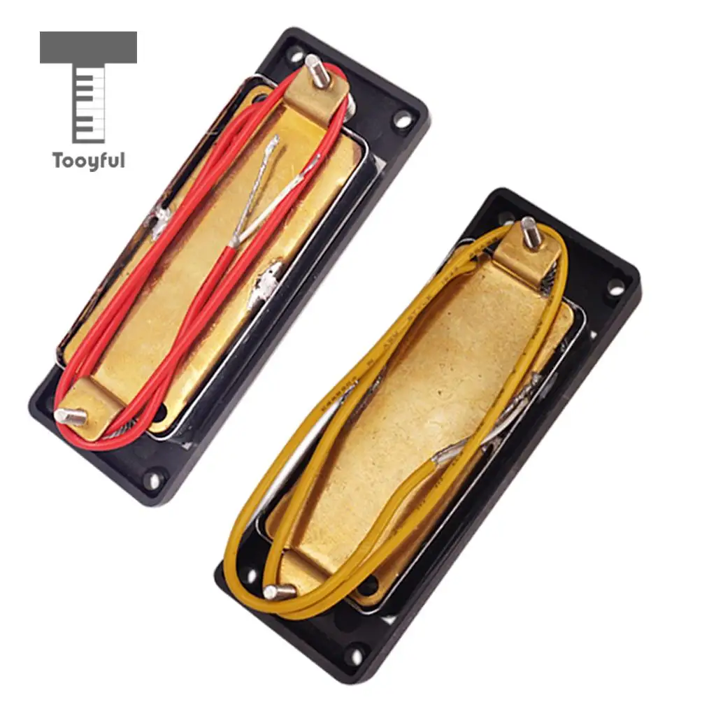 2 шт. набор пластиковых электрогитар Humbucker пикапы с мостовой шеей черной рамкой