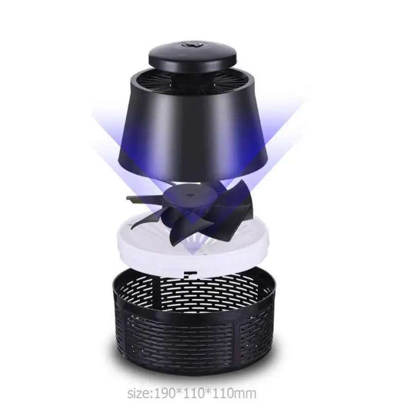 Мини Портативный москитный убийца лампа USB Электрический светодиодный Zapper
