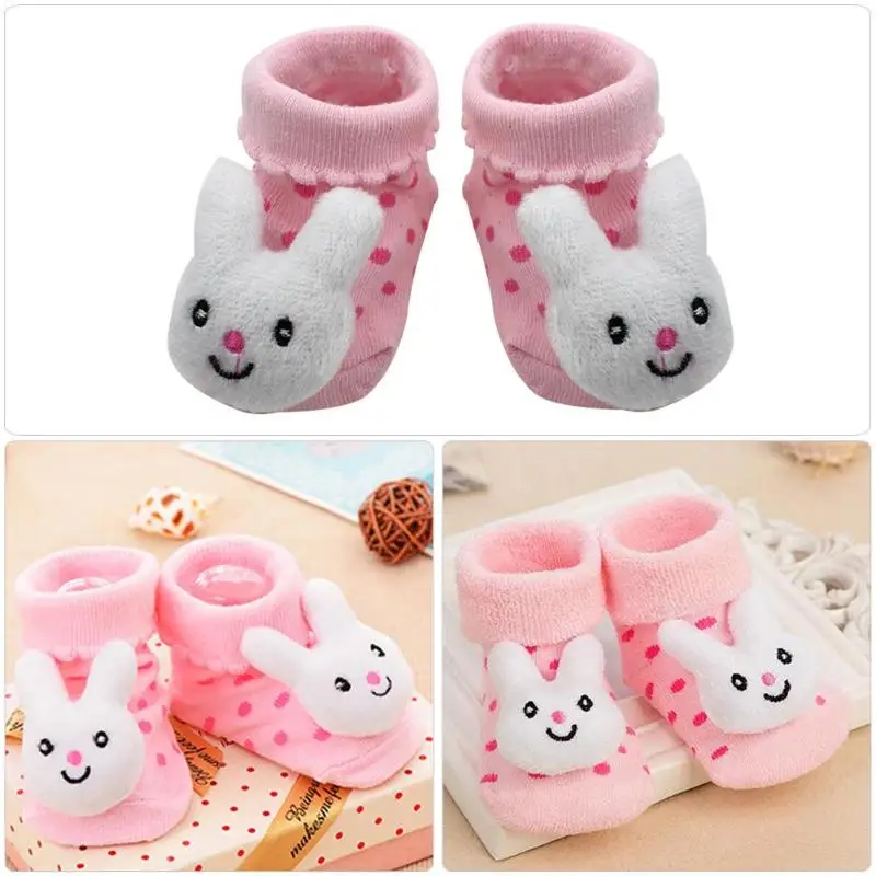 Calcetines de algod&oacute;n antideslizantes para beb&eacute;, medias de goma para ni&ntilde;o y ni&ntilde;a, medias de suelo para ni&ntilde;o peque&ntilde;o, regalo de primavera para reci&eacute;n nacido, 1 par-5