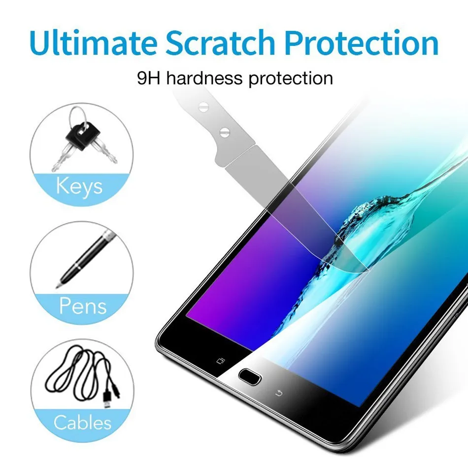 Защитное стекло для Samsung Galaxy Tab A A6 10 1 SM T580 T580N T585 T585C | Компьютеры и офис