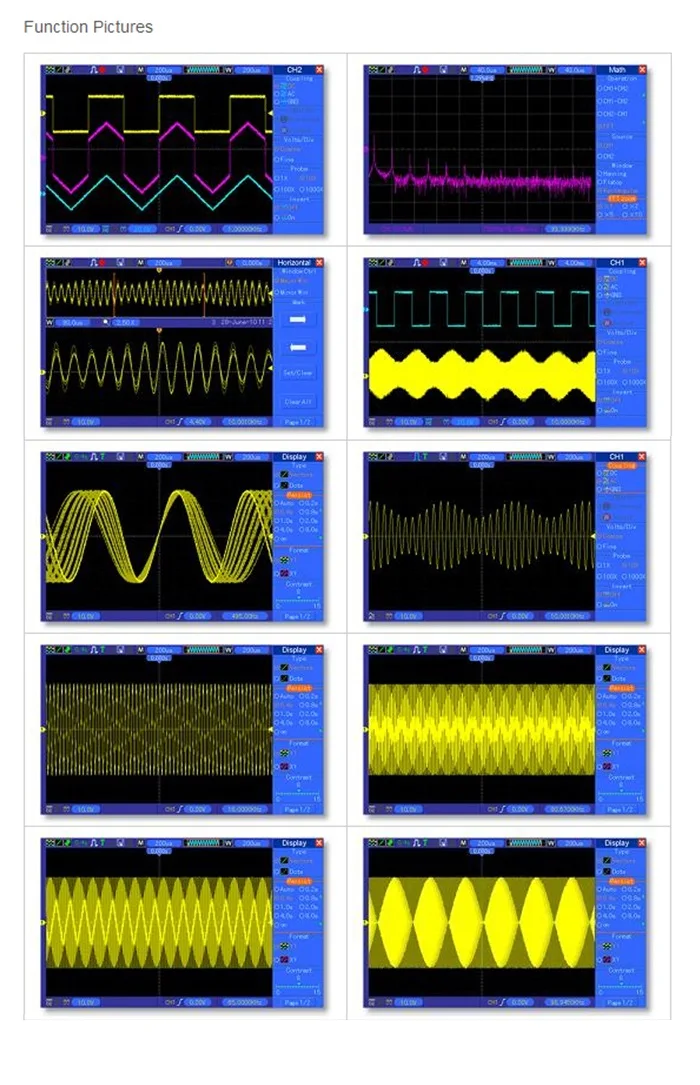 

Hantek DSO4202C 2 Channel Digital Oscilloscope 1 Channel Arbitrary/Function Waveform Generator From Factory