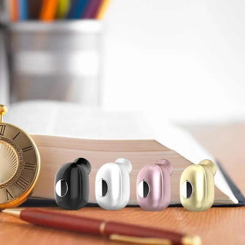 Новая спортивная Bluetooth гарнитура миниатюрные невидимые портативные наушники с