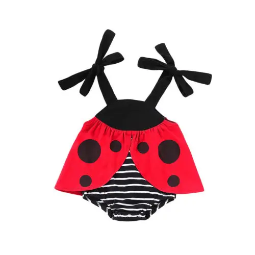 Комбинезон в полоску горошек для новорожденных девочек комбинезон пляжный