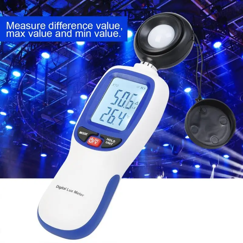 Портативный цифровой измеритель Luxmeter WT81 тестер светильник автоматическим и
