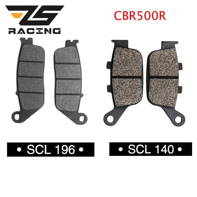 ZS Racing для Honda CBR500R 2013 2014 2015 тормозные колодки мотоцикла передние и задние дисковые